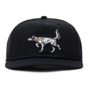 Men's Duck Camp English Setter Snapback Hat One Size Black