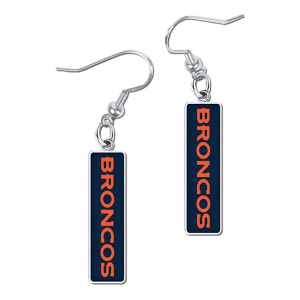 Wincraft Denver Broncos Carded Rectangle Earrings