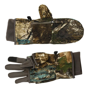 Women's DSG Outerwear Outerwear Flip Top 5.0 Mitten Mittens Small Realtree APX