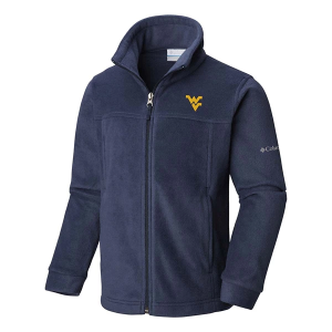 Columbia Kids' West Virginia Mountaineers Steens Mountain Full-Zip Fleece Jacket