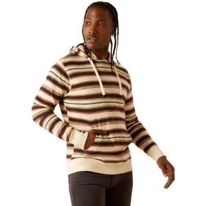 Men's Ariat LW Retro Hoodie Long Sleeve Shirt 2XLarge Cream