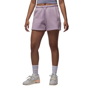 Women's Nike Brooklyn Fleece Lounge Shorts Medium Doll/White