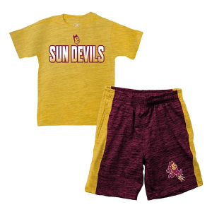 Wes and Willy Toddler Arizona State Sun Devils Blocky T-Shirt & Short Set