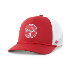 Nebraska Cornhuskers 47 Brand Fairway Trucker Adjustable Hat One Size Red