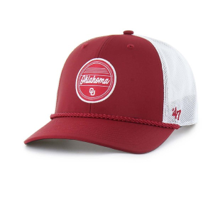 Oklahoma Sooners 47 Brand Fairway Trucker Adjustable Hat One Size Crimson