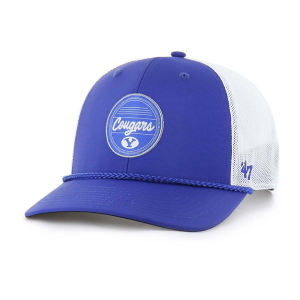 BYU Cougars 47 Brand Fairway Trucker Adjustable Hat One Size Navy