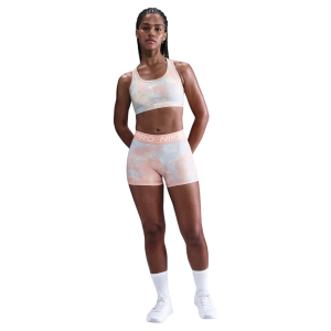 Women's Nike Pro 365 Spot Shorts Medium Apricot Agate/Lt Armory Blue/Alabaster
