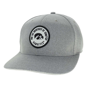 Iowa Hawkeyes Legacy Bowler Flexfit Hat M/L Heather Grey