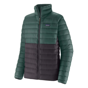 Men's Patagonia Down Sweater Puffer Jacket Large Cascade Green/Black