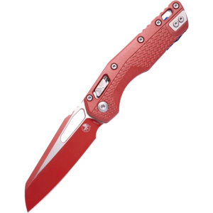 Microtech Standard Issue MSI 210T-1PM Two Tone Tri-Polymer Folding Knife Crimson Red