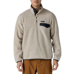 Men's Patagonia Lightweight Synchilla T Medium Oatmeal Heather/Smolder Blue