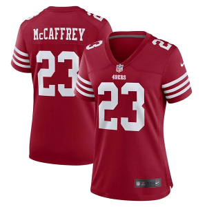 Women's San Francisco 49ers Christian Mccaffrey #23 Nike Game Jersey Medium Red