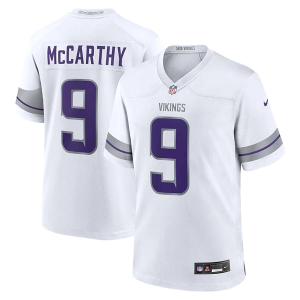 Minnesota Vikings J.J. McCarthy #9 Nike Winter Warrior Alternate Jersey XLarge White