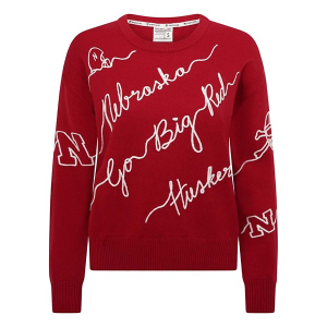 Nebraska Cornhuskers KADYLUXE Women's Crew XLarge Red
