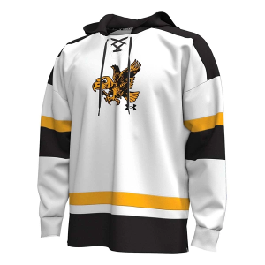 Iowa Hawkeyes Under Armour Hoodie Medium White/Black