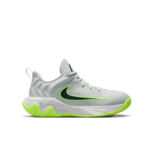 Kids' Nike Giannis Immortality 4 Basketball Shoes Big 7 Regular Light Silver/Black/Volt