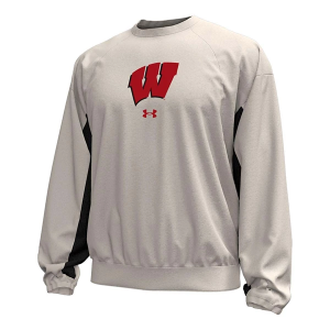 Wisconsin Badgers Under Armour Crew 2XLarge Stone