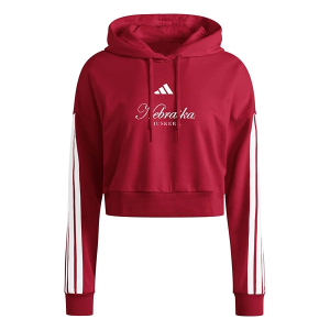Nebraska Cornhuskers adidas Women's Campus Queen Crop Large Red