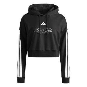 Texas Tech Red Raiders adidas Women's Campus Queen Crop XSmall Black