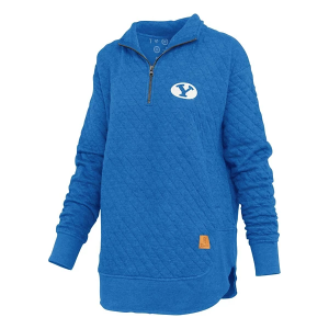 BYU Cougars Pressbox Women's Roseburg 1/4 Zip Small Royal