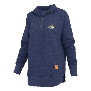 Montana State Bobcats Pressbox Women's Roseburg 1/4 Zip XLarge Navy
