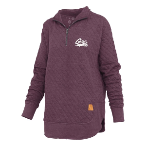 Montana Grizzlies Pressbox Women's Roseburg 1/4 Zip Small Maroon