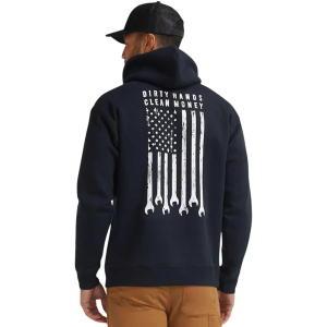 Men's Troll Co. Clothing Dirty Hands Clean Money Flagship Hoodie Large Black
