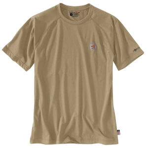 Men's Carhartt Flame-Resistant Force Cotton T-Shirt Large Khaki