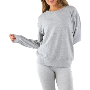 Women's Glyder Oversized Crewneck Sweatshirt XLarge Heather Grey