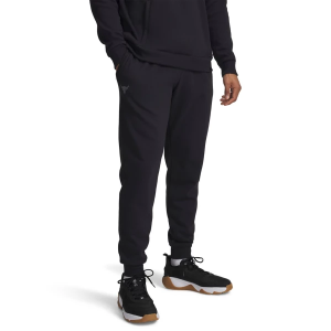 Men's Under Armour Project Rock Rival Joggers Small Black/Black Regular