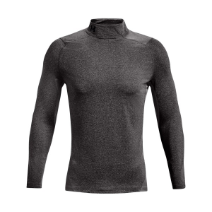 Men's Under Armour ColdGear Armour Fitted Long Sleeve Compression Shirt 3XLarge Charcoal Light Heather/Black
