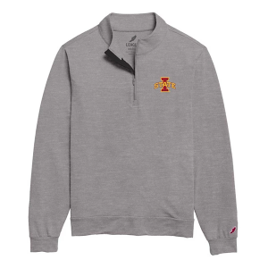 Iowa State Cyclones League Collegiate All Day 1/4 Zip 2XLarge Light Grey