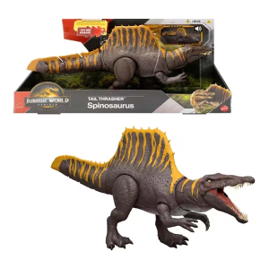 Jurassic World Rebirth Tail Thrasher Spinosaurus Action Figures