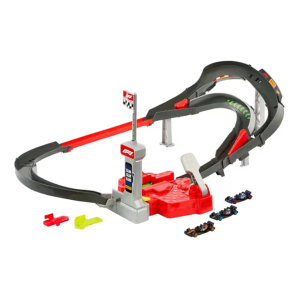 Hot Wheels Racing Formula 1 Sprint Race Circuit Track Set With 3 Die-Cast Toy Cars in 164 Scale