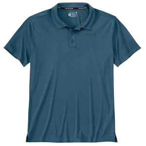 Men's Carhartt Force Sun Defender Lightweight Polo Large Tall Storm Blue Heather