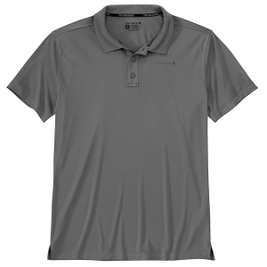Men's Carhartt Force Sun Defender Lightweight Polo XLarge Tall Steel
