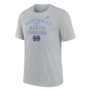 North Carolina Tar Heels Nike Throwback Legacy T-Shirt XLarge Heather Grey