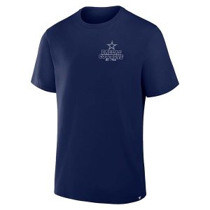 Dallas Cowboys Fanatics Helmet Grid T-Shirt Small Navy