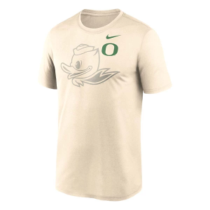 Oregon Ducks Nike Shadow Logo T-Shirt XLarge Natural