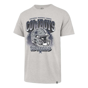 Dallas Cowboys 47 Brand Iso T-Shirt Small Grey Heather