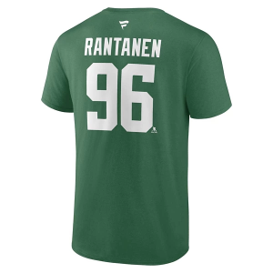 Dallas Stars Fanatics Mikko Rantanen #96 Name & Number T-Shirt Small Green