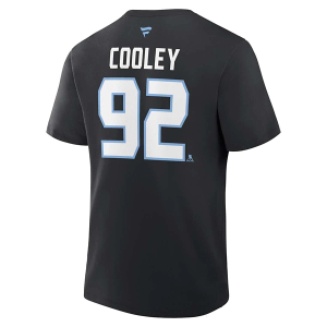 Utah Mammoth Fanatics Logan Cooley #92 Name & Number T-Shirt 2XLarge Black