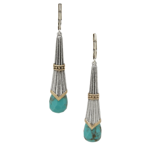 The Jewelry Group Lainey Wilson Linear Stone Earrings Turquoise