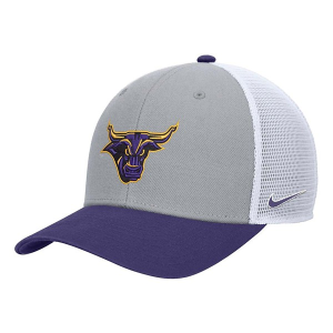 Minnesota State Mavericks Nike Trucker Rise Adjustable Hat M/L Purple/White