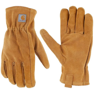 Men's Carhartt Leather Open Cuff Glove Gloves XLarge Carhartt Brown