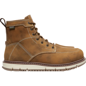 Women's KEEN San Jose 6in Aluminum Toe Waterproof Work Boots Outdoor 5 Cascade Brown/Gum
