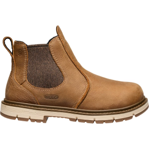 Women's KEEN San Jose 90 Degree Chelsea Soft Toe Work Boots Outdoor 9.5 Belgian/Gum