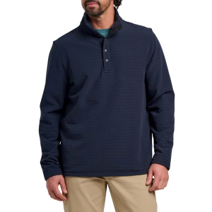 Men's Free Fly Gridback Fleece Fishing 1/4 Snap Pullover 2XLarge Deep Navy