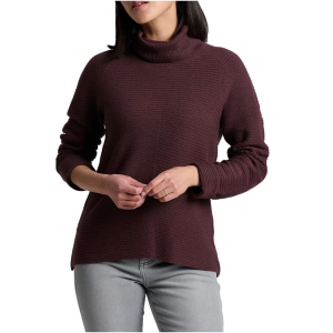Women's Kuhl Pullover Sweater Solace Small Raisin