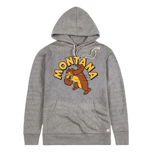 Montana Grizzlies Homefield Apparel Hoodie Medium Grey Heather